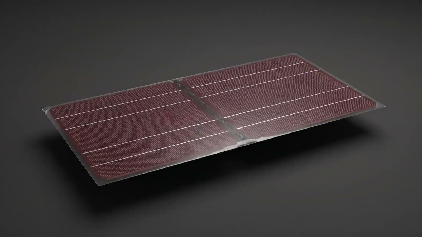A sheet of Printed Solar opening out into its separate layers